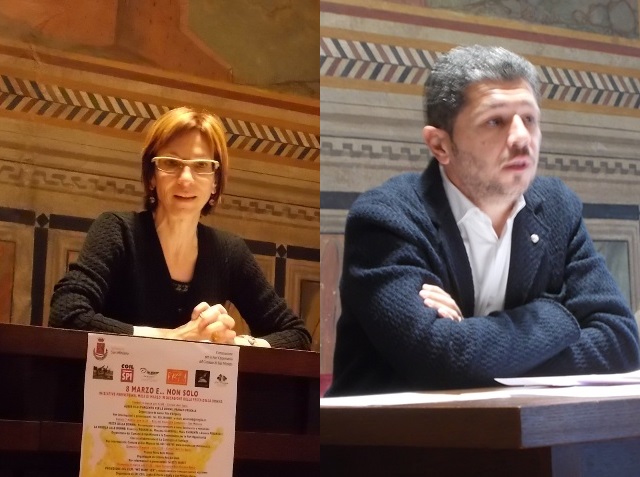 A sinistra Manola Guazzini e Simone Giglioli