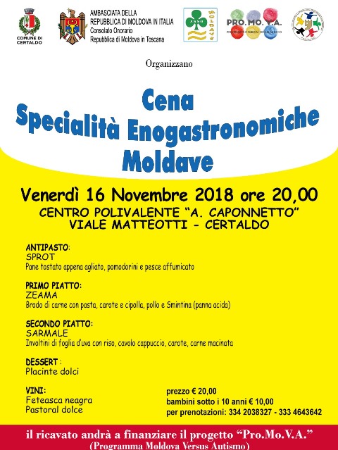 cena moldava 16 novembre 2018