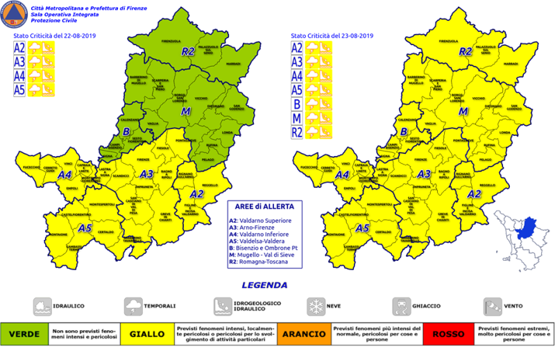 Allerta Maltempo: Codice Giallo Dalla Protezione Civile Per La Città ...