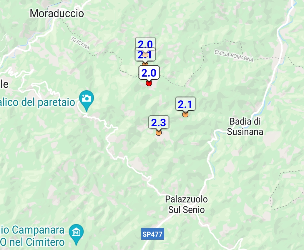 terremoto palazzuolo