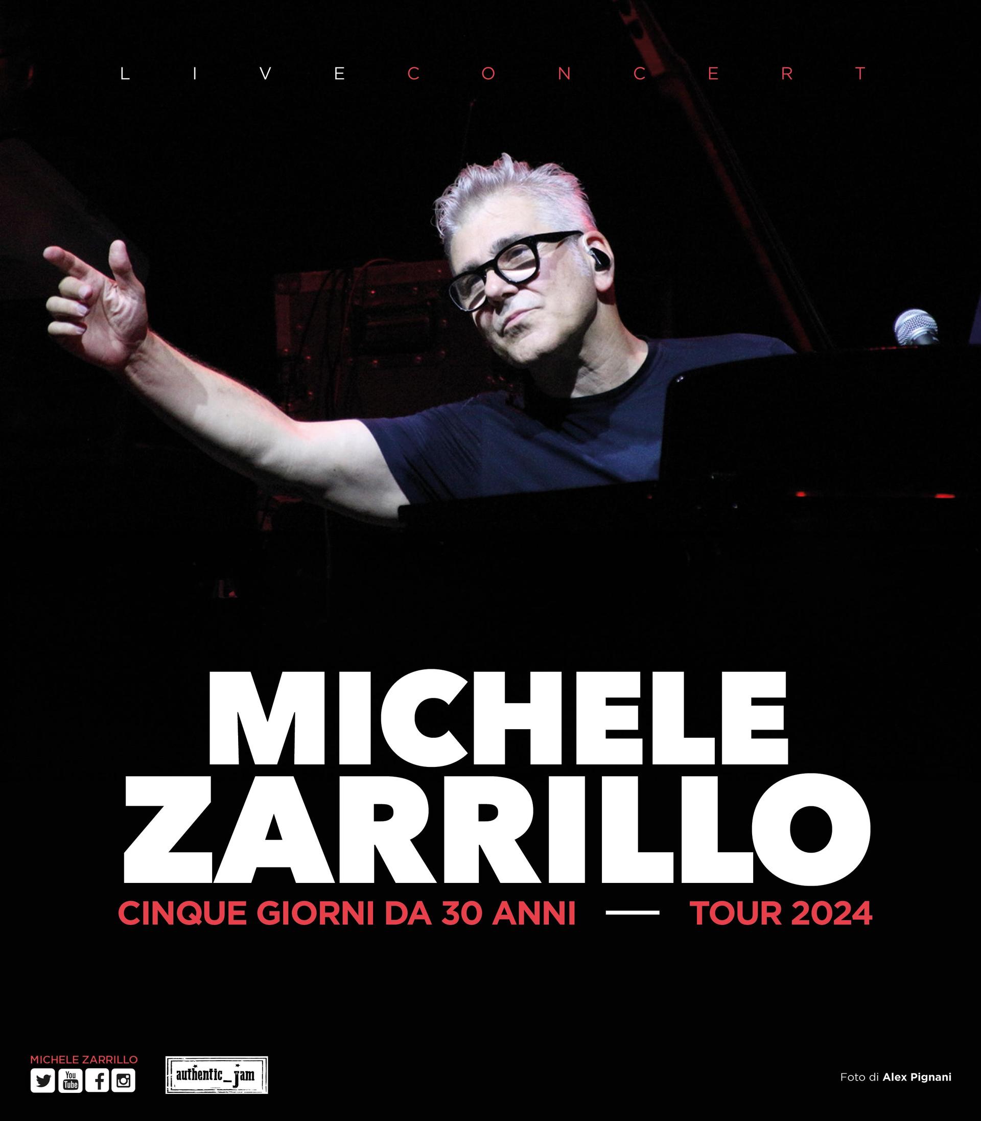 Michele Zarrillo annuncia le prime date del tour 'Cinque giorni da 30