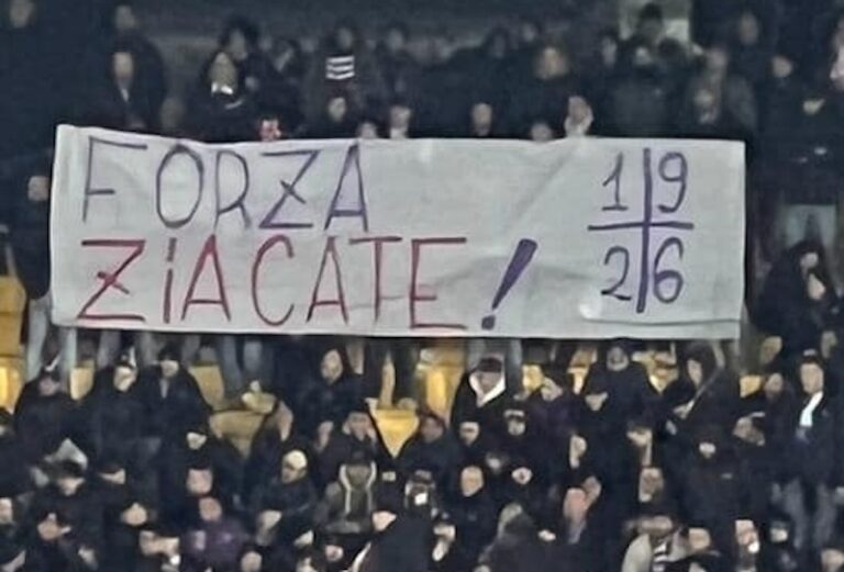 "Forza Zia Cate!": Lo Striscione Emozionante Dei Tifosi Della ...